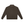VALERO Boxy Quarter-Zip Sweatshirt in coffee brown - loose fit quarter-zip