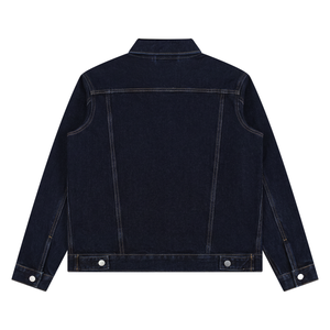 VALERO Vintage Wash Denim Jacket - flap chest pockets and topstitch detail