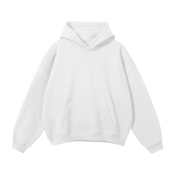 Fleece Hoodie Oversized Solid Color - 350 GSM | Cozy Comfort