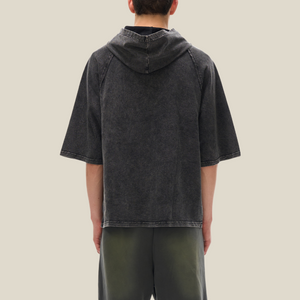 VALERO Washed Hooded Boxy t-shirt