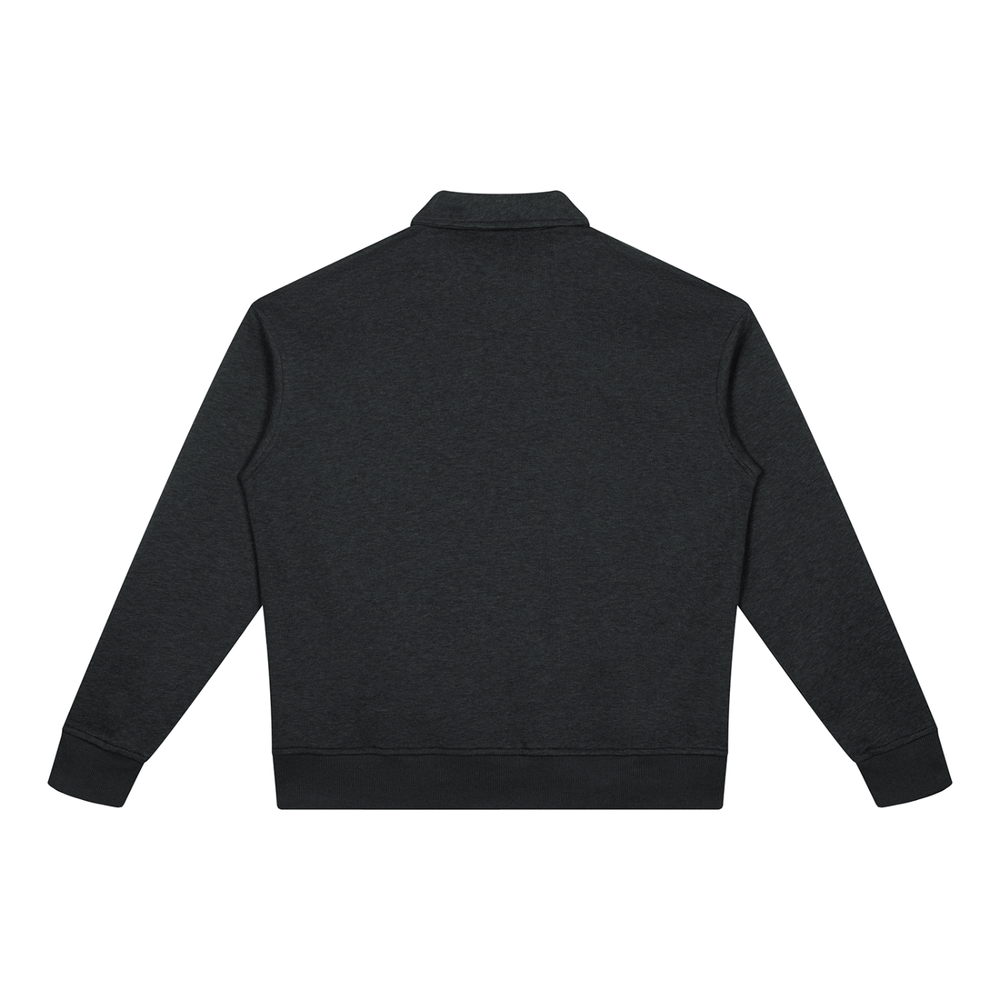 VALERO Boxy Quarter-Zip Sweatshirt