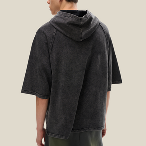 VALERO Washed Hooded Boxy t-shirt