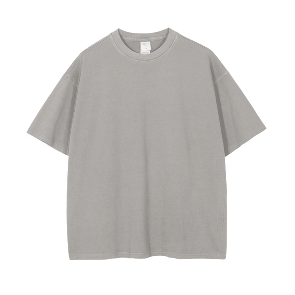 Vintage Wash Drop Shoulder T-Shirt - 250 GSM | Relaxed Style