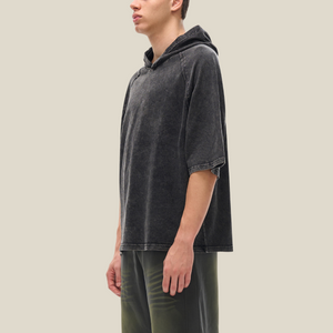 VALERO Washed Hooded Boxy t-shirt