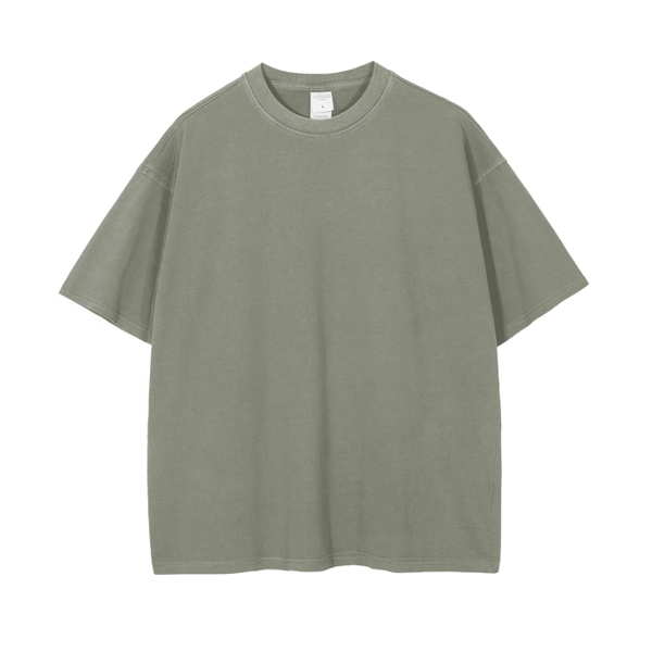 Vintage Wash Drop Shoulder T-Shirt - 250 GSM | Relaxed Style