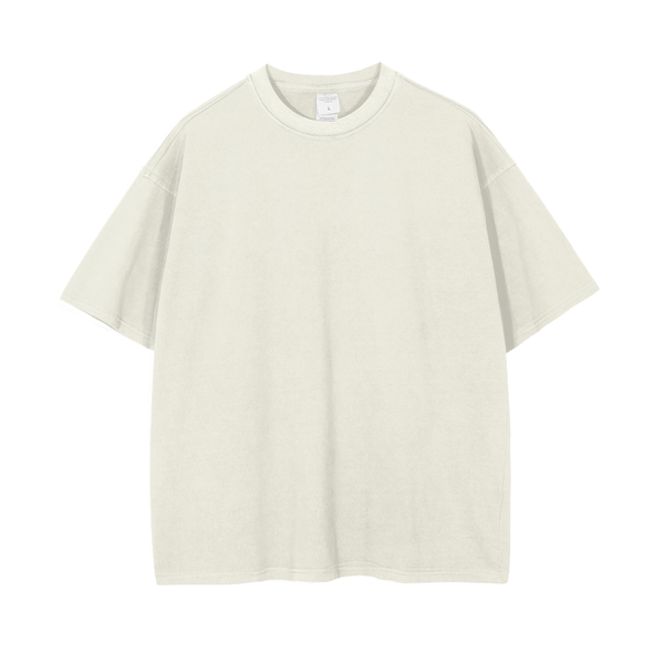 Vintage Wash Drop Shoulder T-Shirt - 250 GSM | Relaxed Style