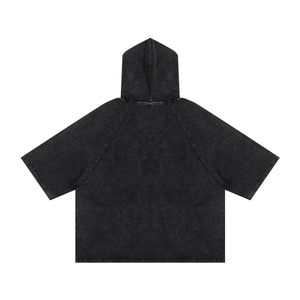 VALERO Washed Hooded Boxy t-shirt