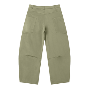 VALERO Halo Barrel Fit Pants 240 GSM front view - barrel silhouette