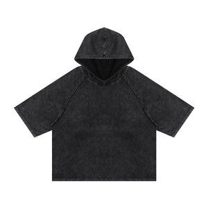 VALERO Washed Hooded Boxy t-shirt