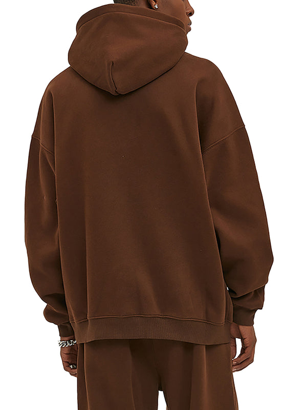 Fleece Hoodie Oversized Solid Color - 350 GSM | Cozy Comfort