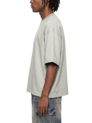 VALERO Boxy Plaid-Lined Tee 250 GSM